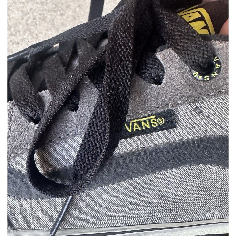 Vans Camden Deluxe Men’s Canvas Lace-Up Sneakers Gray/Black US 11 EU 44.5 - Picture 6 of 10